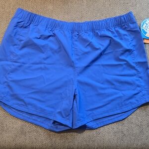 Columbia Blue Women's Shorts 1X UPF Protection